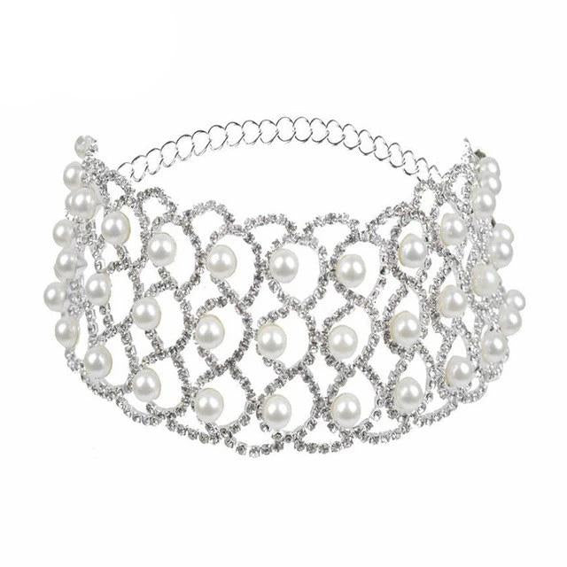 Crystal Chandelier Choker