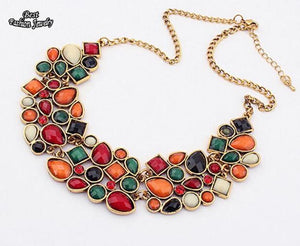 Multicolor Chain Necklace