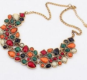 Multicolor Chain Necklace