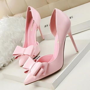 Delicate Bowknot Heel