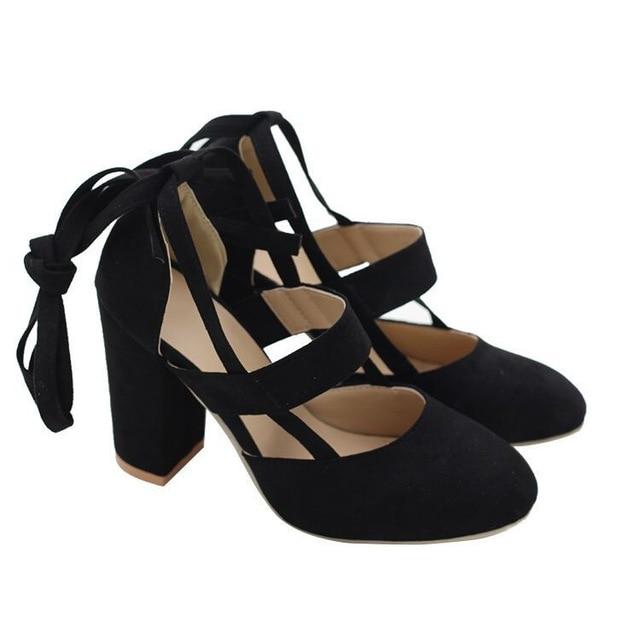 High Heel Lace-up Women Sandals