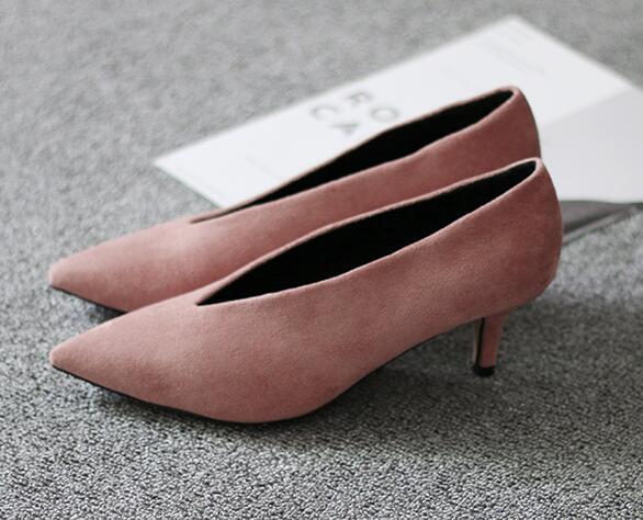 Pop Star Pointed Toe Girl Thin Heel