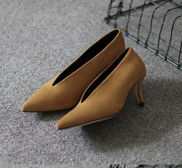 Pop Star Pointed Toe Girl Thin Heel